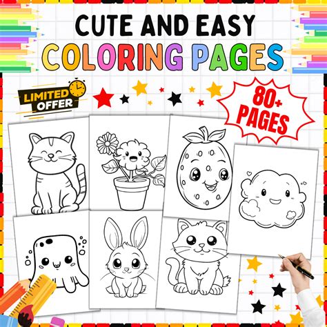 simple coloring sheets