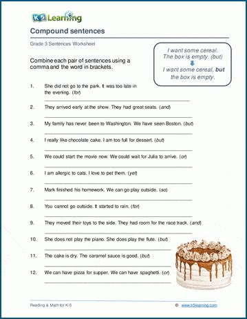 Simple Compound And Complex Sentences K5 Learning Simple And Complex Sentences Worksheet - Simple And Complex Sentences Worksheet