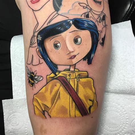 Simple Coraline Tattoos