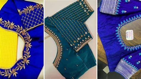 simple embroidery designs for blouse