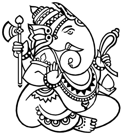 Simple Ganesha Sketches