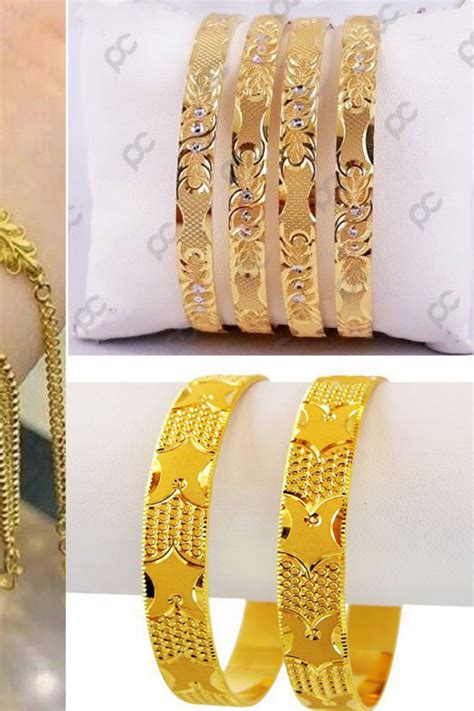 Simple Gold Bangle Design Catalogue