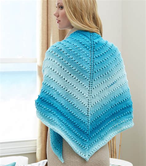 Simple Lace Shawl Knitting Pattern