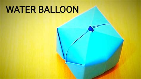 Simple Origami Water Balloon
