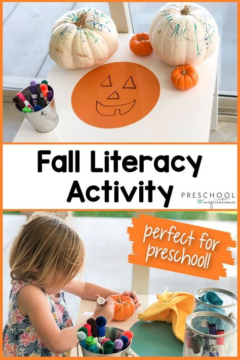 Simple Pumpkin Writing Center And Fall Literacy Activity Writing On A Pumpkin - Writing On A Pumpkin
