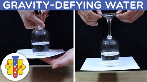 Simple Science Experiment Gravity Defying Water Defying Gravity Science Experiment - Defying Gravity Science Experiment