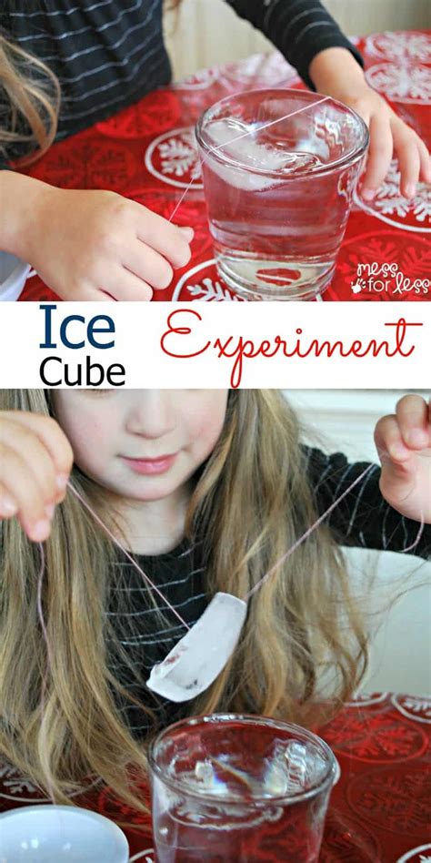 Simple Science Ice Cube Experiment Mess For Less Ice Cube Science - Ice Cube Science