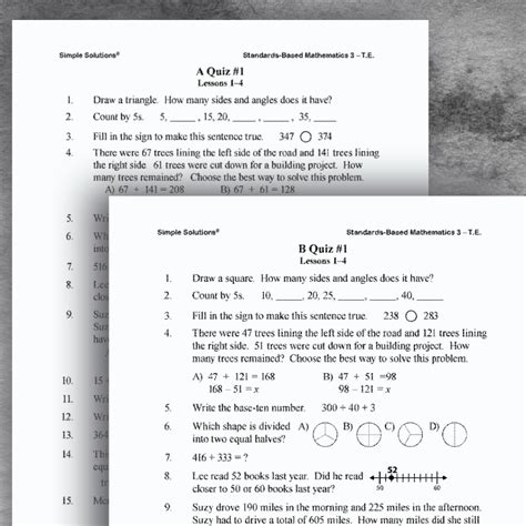 simple solutions math answers grade 7