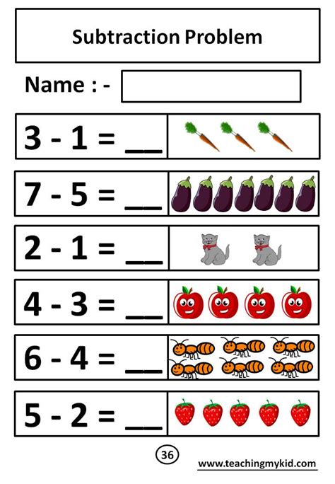 Simple Subtraction   Basic Subtraction For Kids Youtube - Simple Subtraction