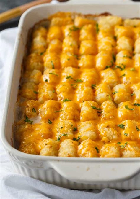 simple tater tot casserole without meat