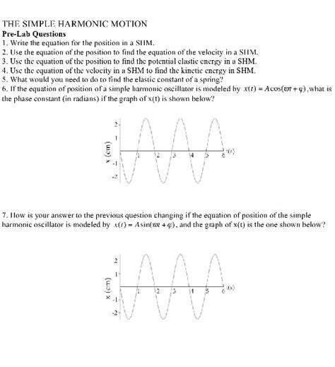 Download Simple Harmonic Motion Questions And Answers 