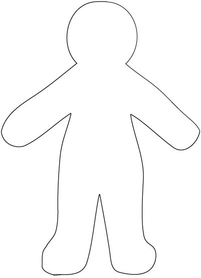 Read Online Simple Paper Doll Outline 