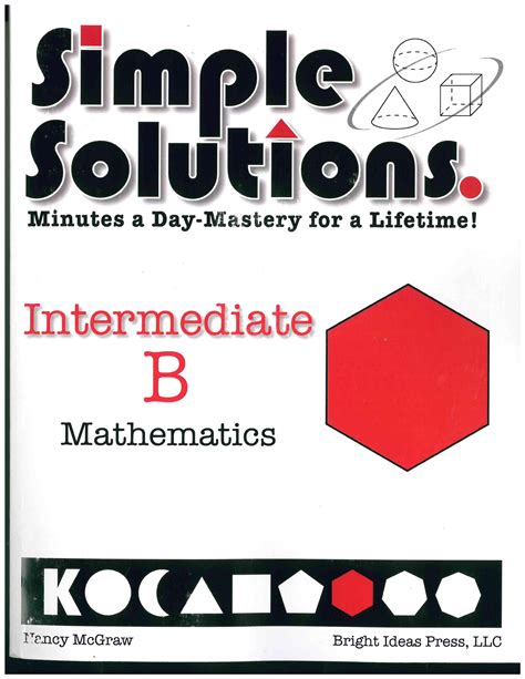 Read Online Simple Solutions Math Intermediate B Answers 