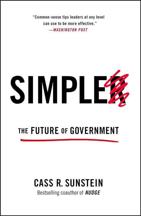 Read Simpler The Future Of Government Ebook Cass R Sunstein 