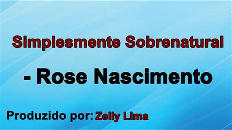 Simplesmente Sobrenatural Letras