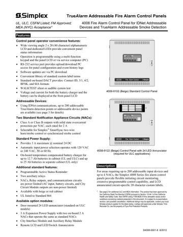 simplex 4008 manual