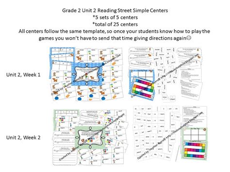 Simply Centers 2nd Grade Reading Street Simple Centers 2nd Grade Reading Centers - 2nd Grade Reading Centers