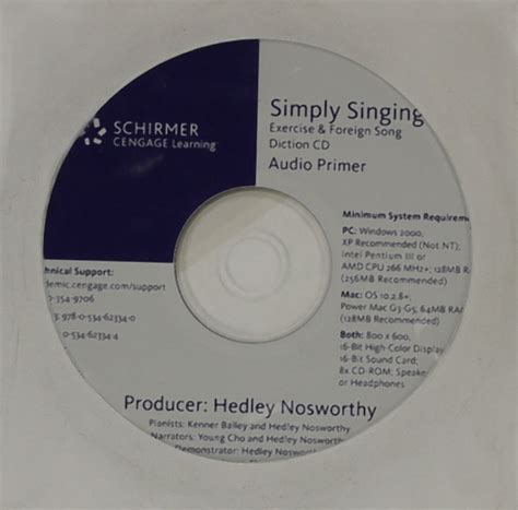 Read Simply Singing Cd Hedley Nosworthy 