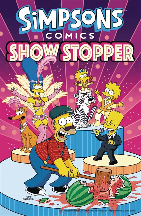 simpsons comics showstopper