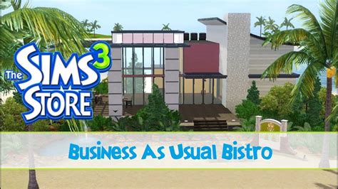 sims 3 store business as usual bistro