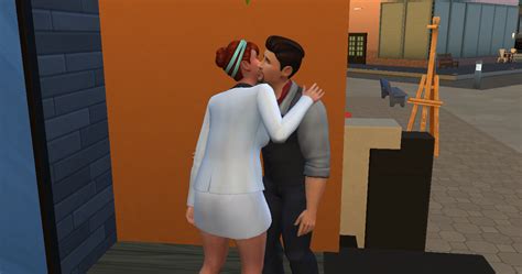 sims 4 kiss cheek greeting cards