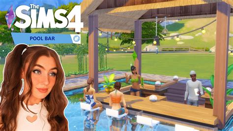 sims 4 pool bar