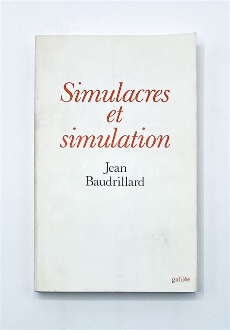 Simulacres Et Simulation