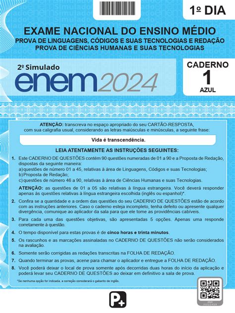 Simulado Enem Pdf