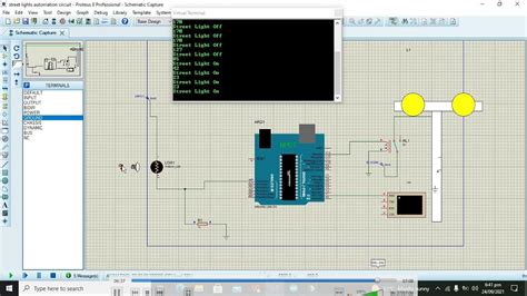 simulation of smart street lights with arduino in proteus street ...