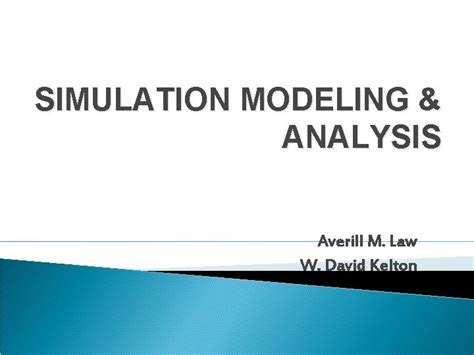 Read Online Simulation Modelling And Analysis Law And Kelton 