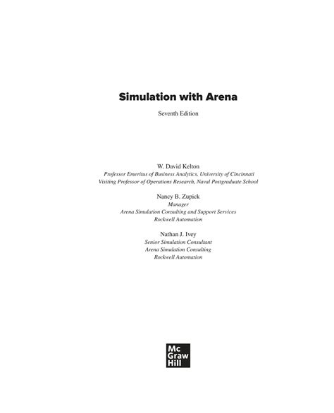 Full Download Simulation With Arena Solutions 