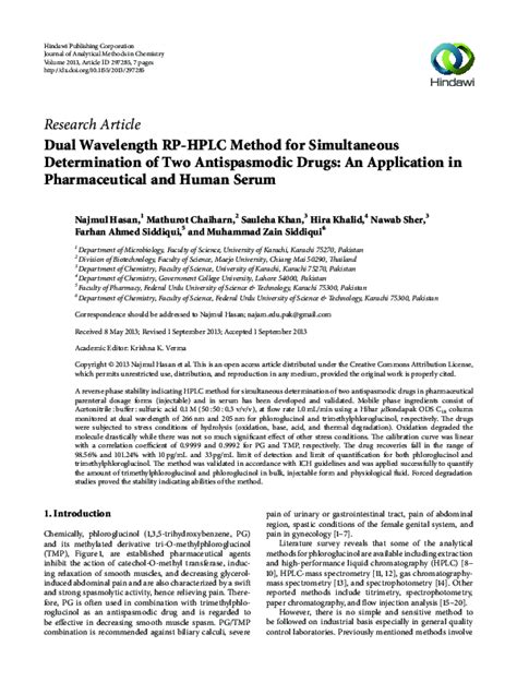 Read Online Simultaneous Determination Of Nsaid And Antimicrobial 