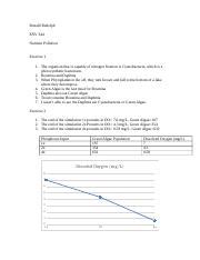 Simutext Nutrient Pollution Answers