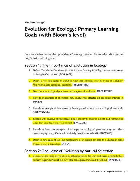 Read Online Simutext Answers Ecology 