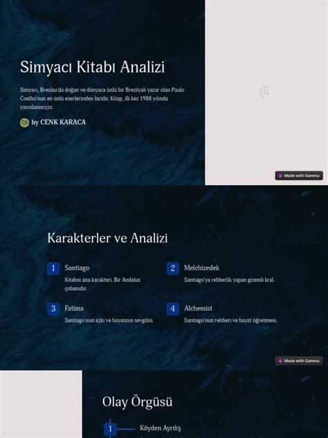 Simyacı Kitap özeti