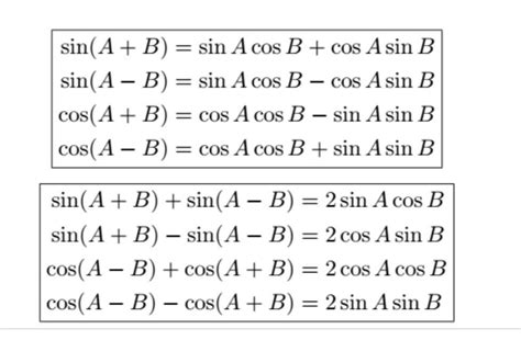 Sin A B
