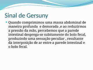 Sinal De Gersuny