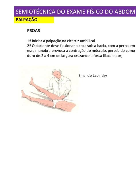 Sinal De Lapinsky