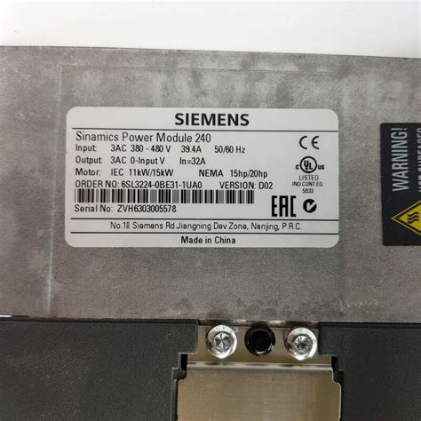 Sinamics Power Module 240 Fault Codes