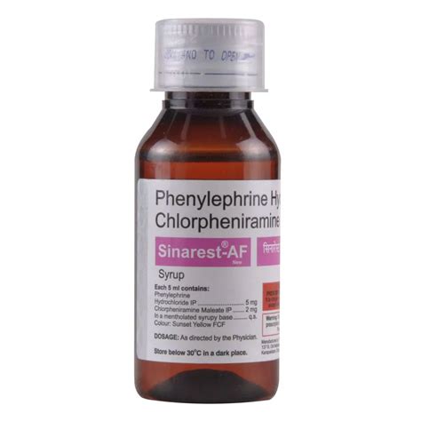 Sinarest Af Syrup