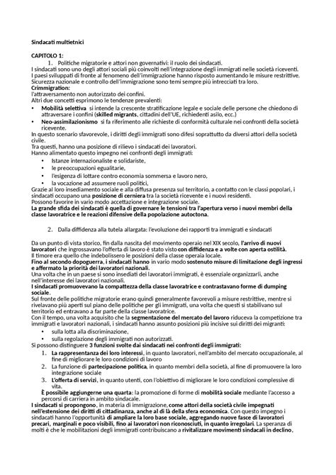 Sindacati Multietnici