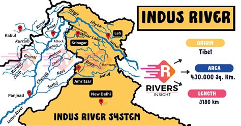 Sindhu River Map