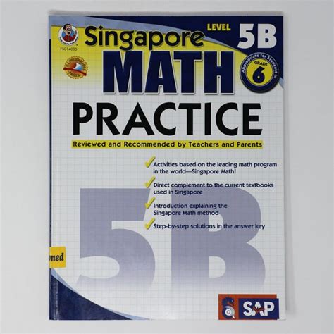 Singapore Math Practice Level 5b Grade 6