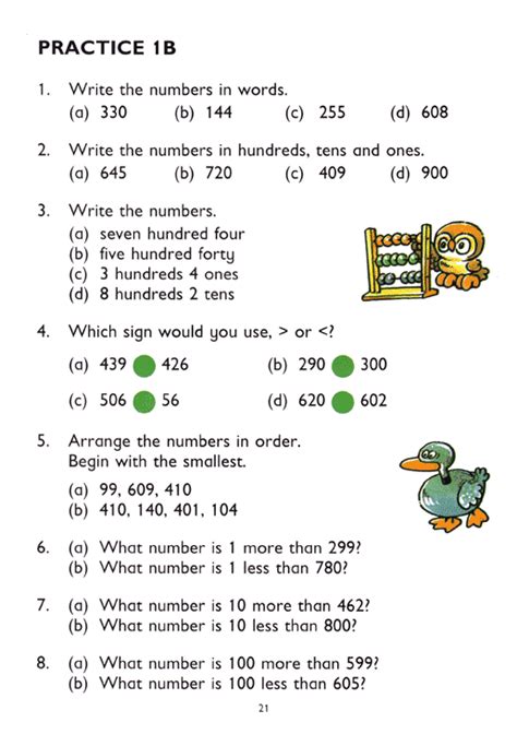 Singapore Math Worksheets Grade 2 Primary 2 Grade 2 Worksheet - Grade 2 Worksheet