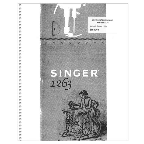 Singer 1263 Manual