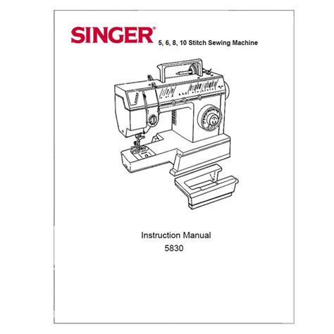 Read Singer 5830 Repair Manual 