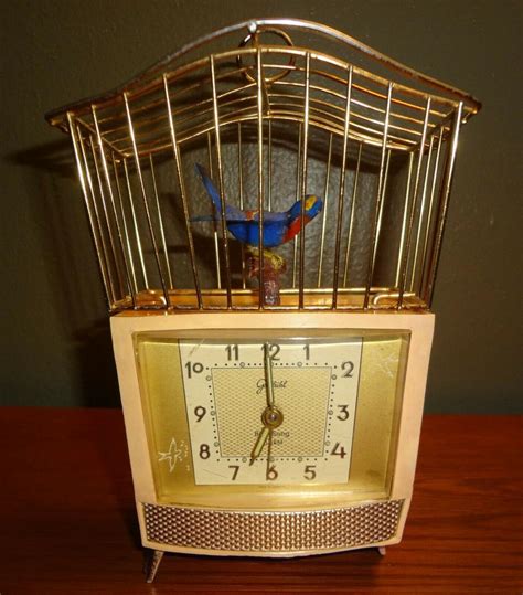 singing bird alarm clock for sale eBay