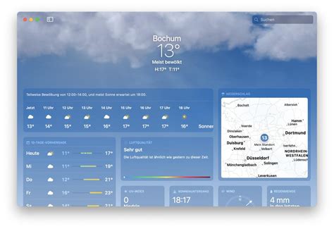 single app in wetter