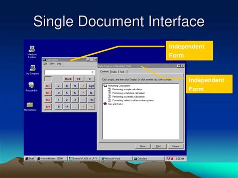 Single Document Interface
