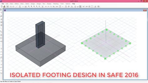 Single Footing Design Using Safe Software